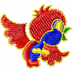 Small Birds Embroidery Design 2